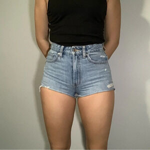 👖 Dynamite Ripped Jean Shorts  - High Waisted, Size 25